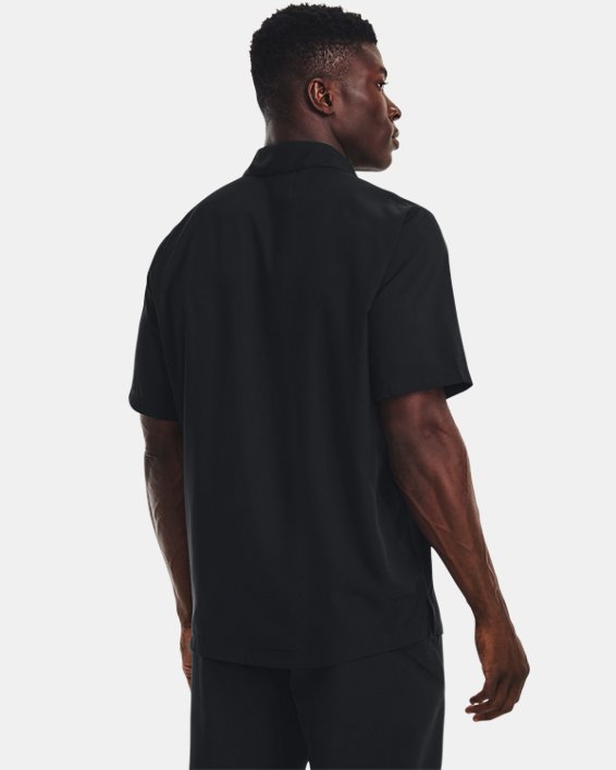 Men's UA Motivator Coach's Button Up Shirt, Black, pdpMainDesktop image number 2